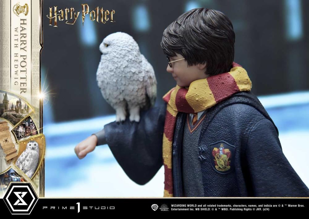 Harry Potter Prime Collectible Figures Harry Potter with Hedwig 1/6 Scale Statue Gallery Image 35