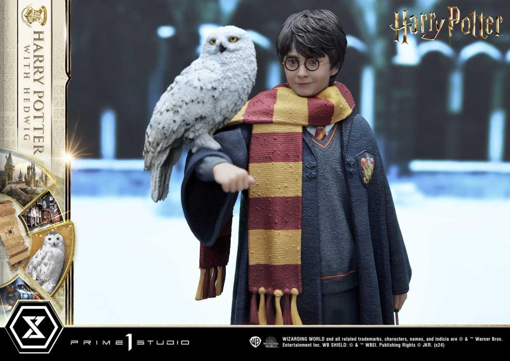 Harry Potter Prime Collectible Figures Harry Potter with Hedwig 1/6 Scale Statue Gallery Image 33