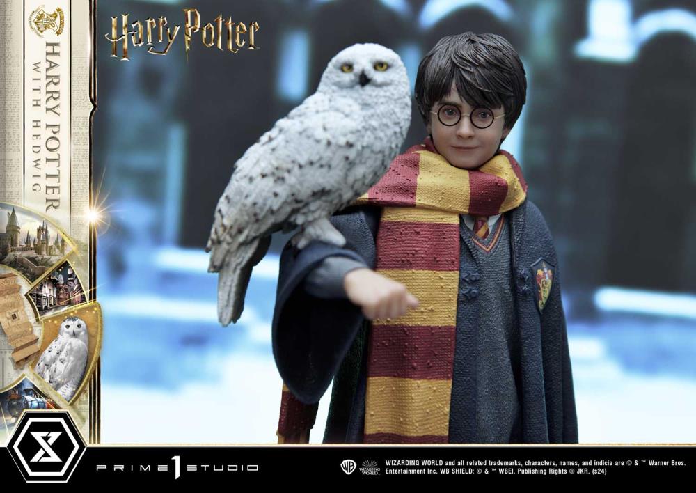 Harry Potter Prime Collectible Figures Harry Potter with Hedwig 1/6 Scale Statue Gallery Image 34