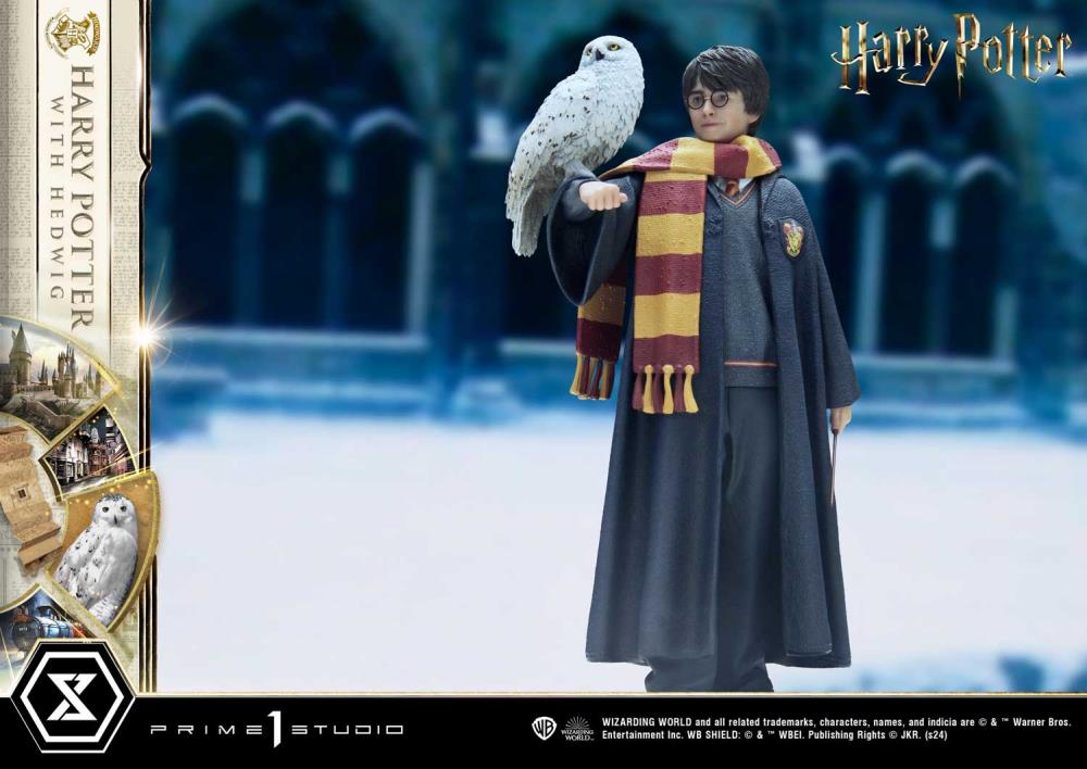 Harry Potter Prime Collectible Figures Harry Potter with Hedwig 1/6 Scale Statue Gallery Image 32