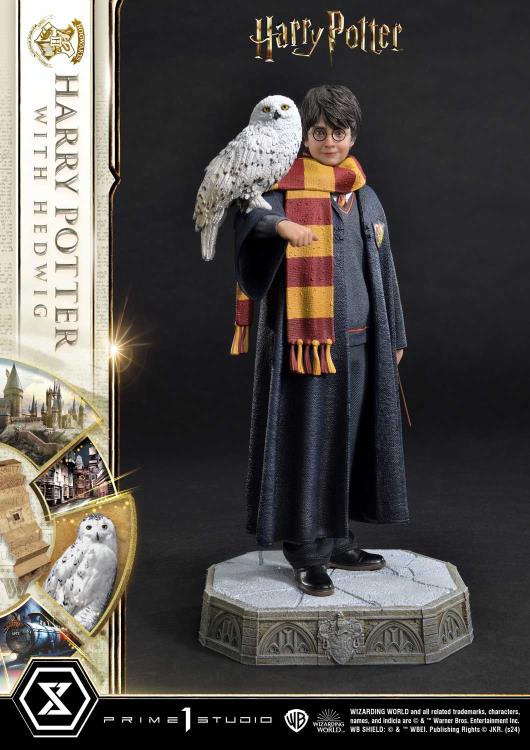 Harry Potter Prime Collectible Figures Harry Potter with Hedwig 1/6 Scale Statue Gallery Image 3