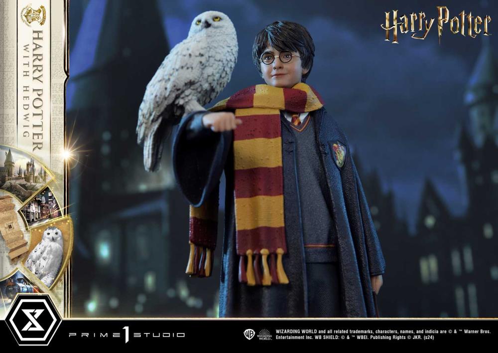 Harry Potter Prime Collectible Figures Harry Potter with Hedwig 1/6 Scale Statue Gallery Image 29