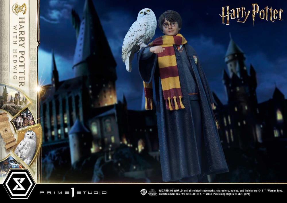 Harry Potter Prime Collectible Figures Harry Potter with Hedwig 1/6 Scale Statue Gallery Image 26