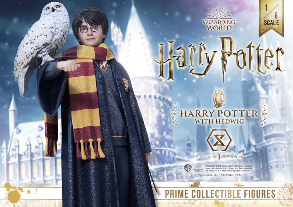 Harry Potter Prime Collectible Figures Harry Potter with Hedwig 1/6 Scale Statue Gallery Image 46