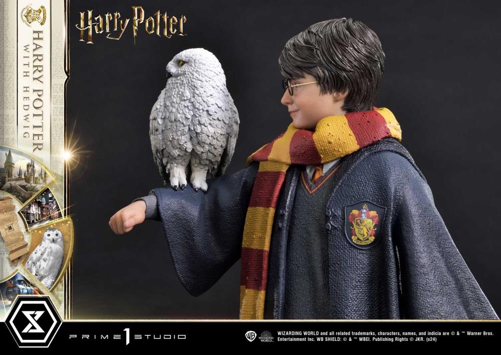 Harry Potter Prime Collectible Figures Harry Potter with Hedwig 1/6 Scale Statue Gallery Image 14
