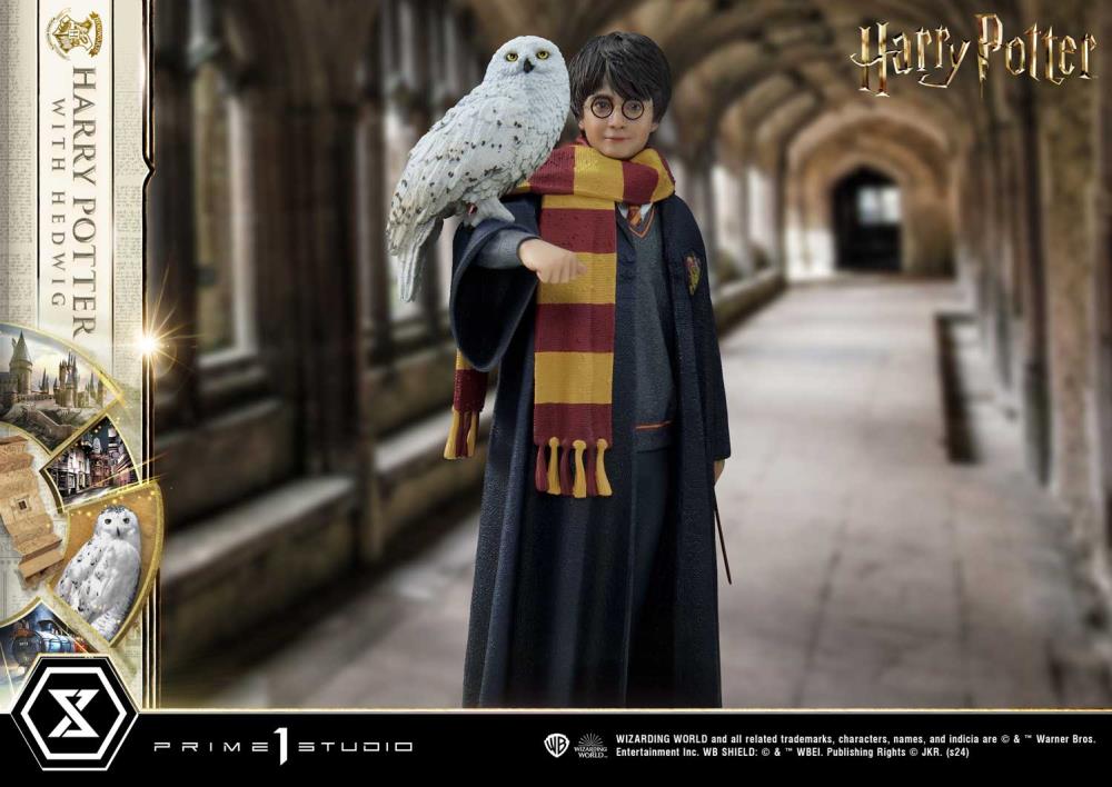 Harry Potter Prime Collectible Figures Harry Potter with Hedwig 1/6 Scale Statue Gallery Image 38