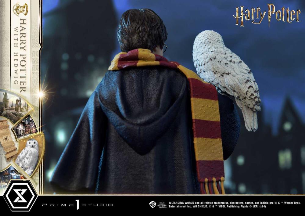 Harry Potter Prime Collectible Figures Harry Potter with Hedwig 1/6 Scale Statue Gallery Image 30