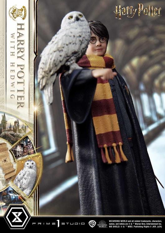 Harry Potter Prime Collectible Figures Harry Potter with Hedwig 1/6 Scale Statue Gallery Image 39