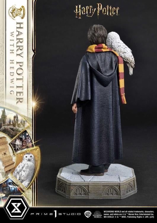 Harry Potter Prime Collectible Figures Harry Potter with Hedwig 1/6 Scale Statue Gallery Image 5