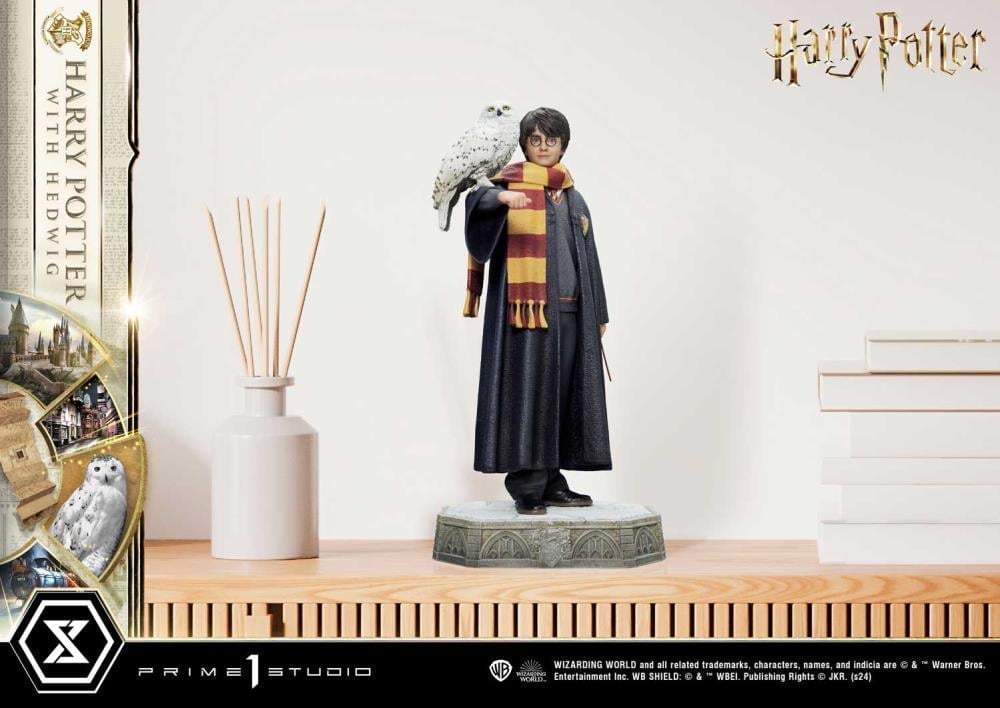 Harry Potter Prime Collectible Figures Harry Potter with Hedwig 1/6 Scale Statue Gallery Image 45