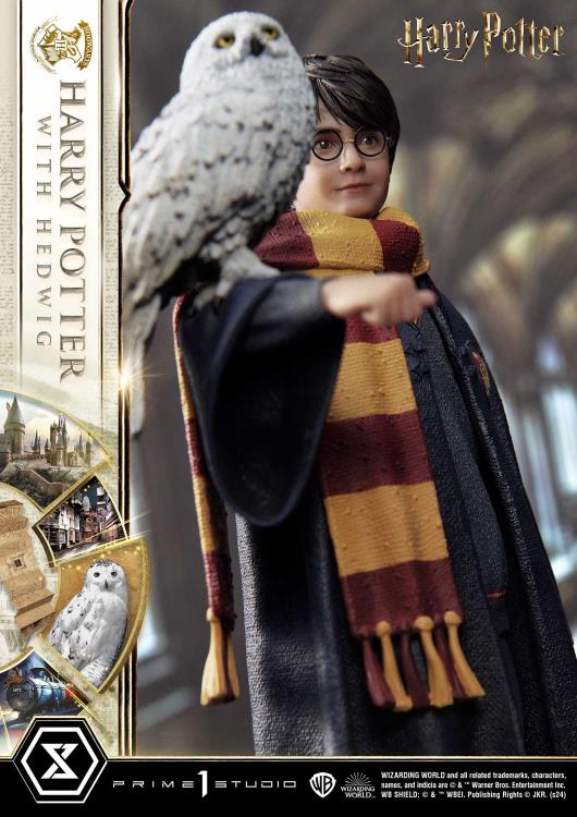 Harry Potter Prime Collectible Figures Harry Potter with Hedwig 1/6 Scale Statue Gallery Image 41
