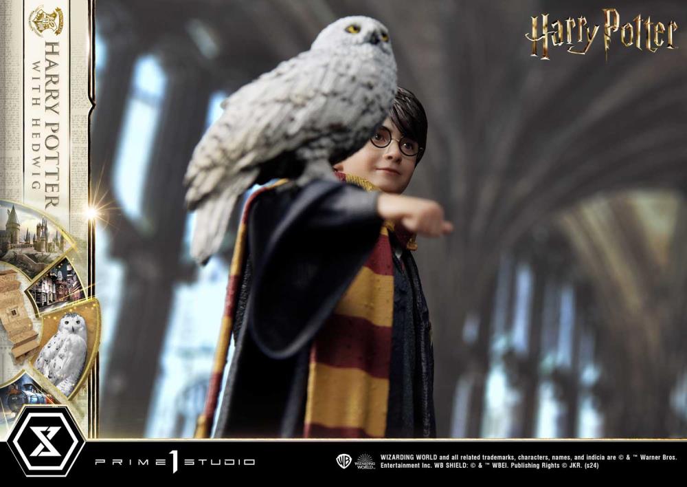 Harry Potter Prime Collectible Figures Harry Potter with Hedwig 1/6 Scale Statue Gallery Image 42