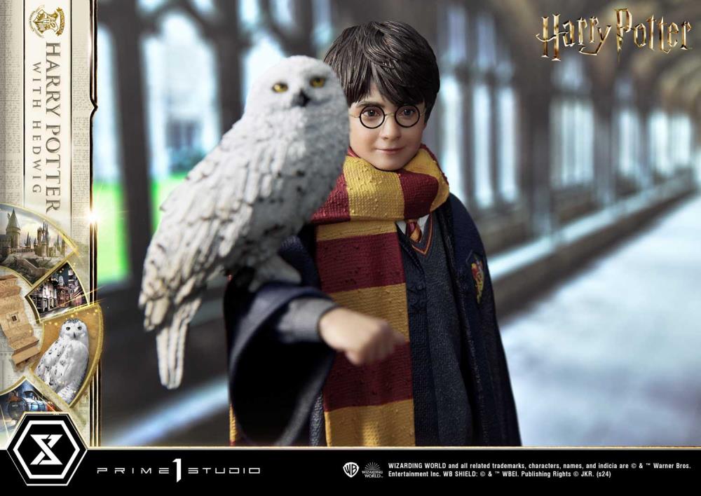 Harry Potter Prime Collectible Figures Harry Potter with Hedwig 1/6 Scale Statue Gallery Image 44
