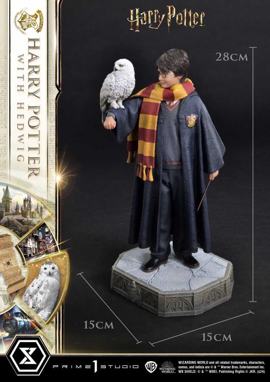 Harry Potter Prime Collectible Figures Harry Potter with Hedwig 1/6 Scale Statue Gallery Image 7