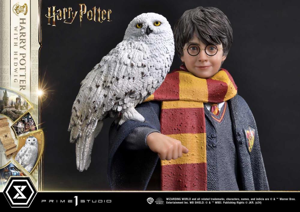 Harry Potter Prime Collectible Figures Harry Potter with Hedwig 1/6 Scale Statue Gallery Image 8