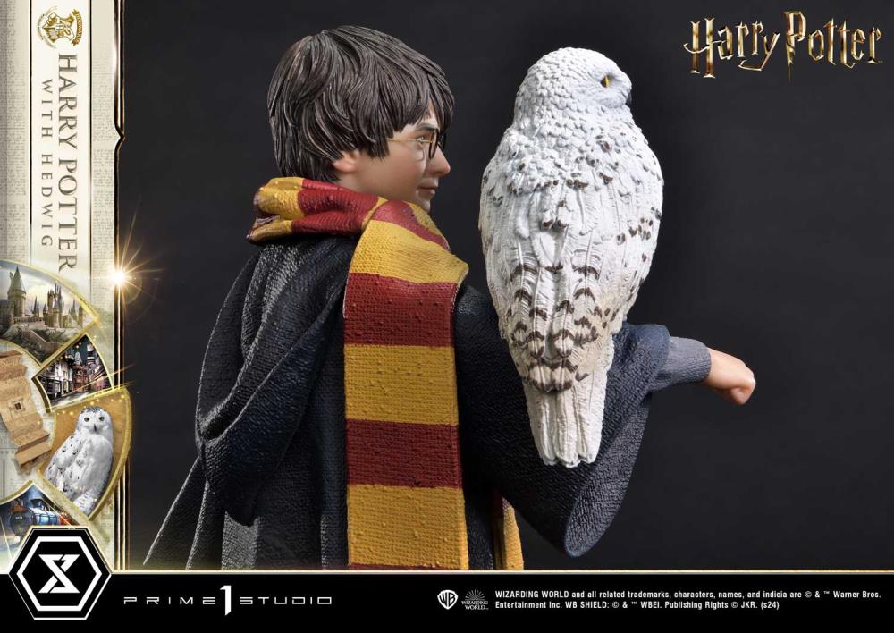 Harry Potter Prime Collectible Figures Harry Potter with Hedwig 1/6 Scale Statue Gallery Image 13