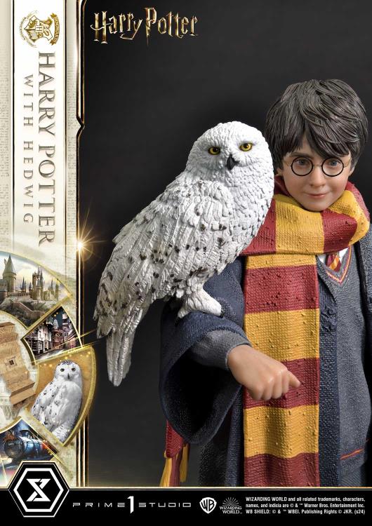 Harry Potter Prime Collectible Figures Harry Potter with Hedwig 1/6 Scale Statue Gallery Image 11