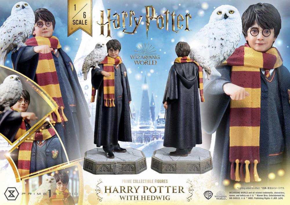 Harry Potter Prime Collectible Figures Harry Potter with Hedwig 1/6 Scale Statue Gallery Image 47