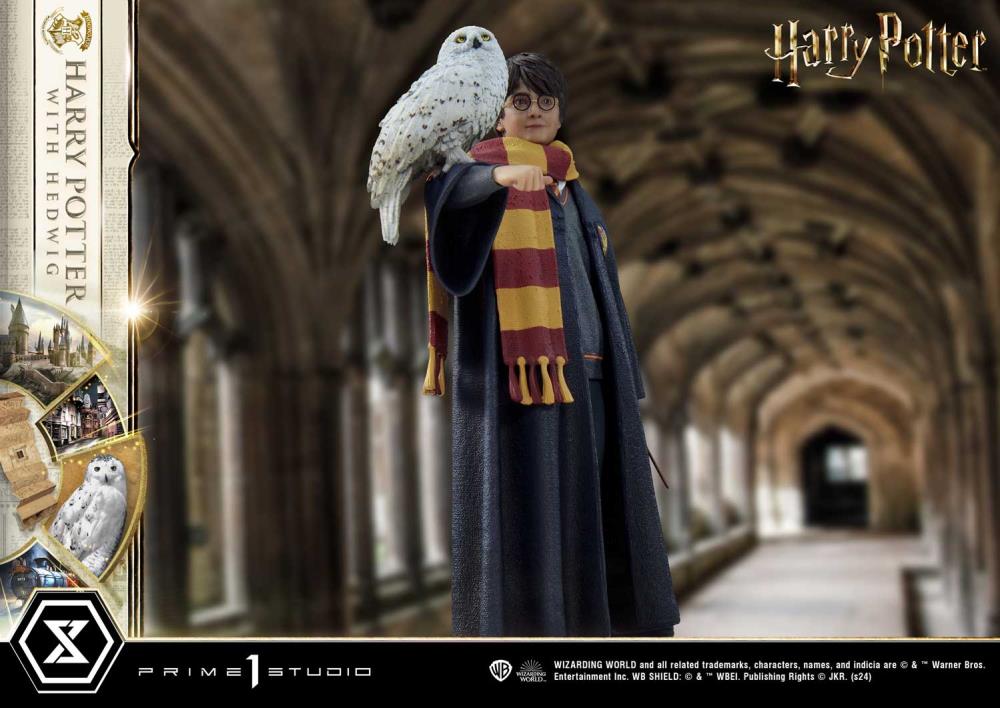 Harry Potter Prime Collectible Figures Harry Potter with Hedwig 1/6 Scale Statue Gallery Image 37