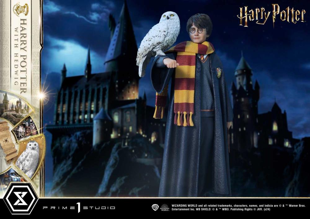 Harry Potter Prime Collectible Figures Harry Potter with Hedwig 1/6 Scale Statue Gallery Image 25