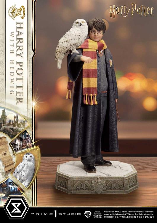 Harry Potter Prime Collectible Figures Harry Potter with Hedwig 1/6 Scale Statue Gallery Image 36