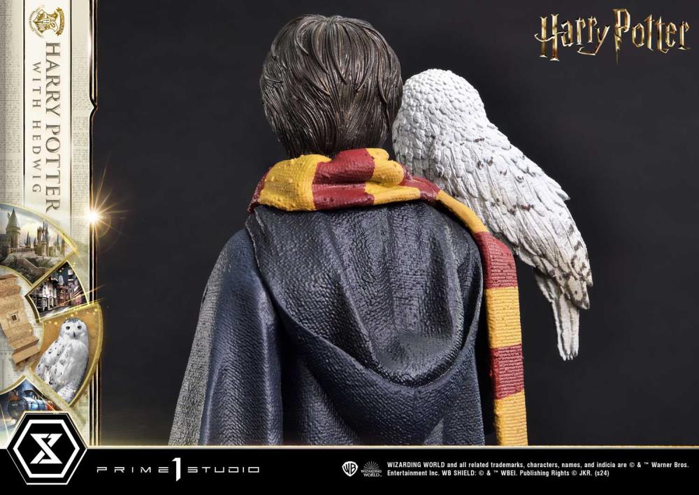 Harry Potter Prime Collectible Figures Harry Potter with Hedwig 1/6 Scale Statue Gallery Image 15