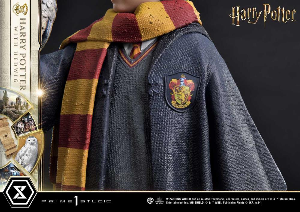 Harry Potter Prime Collectible Figures Harry Potter with Hedwig 1/6 Scale Statue Gallery Image 17