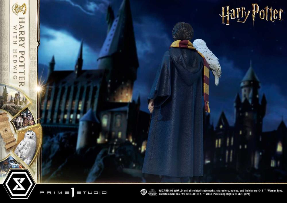 Harry Potter Prime Collectible Figures Harry Potter with Hedwig 1/6 Scale Statue Gallery Image 28