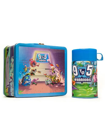 9 to 5 Warriors Lunchbox and Thermos Set Gallery Image 2