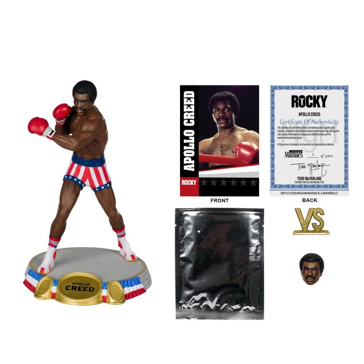 Rocky Movie Maniacs Apollo Creed 6" Limited Edition Figure Gallery Image 9