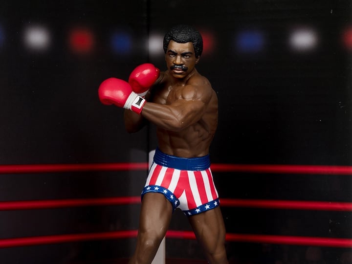 Rocky Movie Maniacs Apollo Creed 6" Limited Edition Figure Gallery Image 1