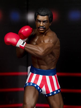 Rocky Movie Maniacs Apollo Creed 6" Limited Edition Figure Gallery Image 2