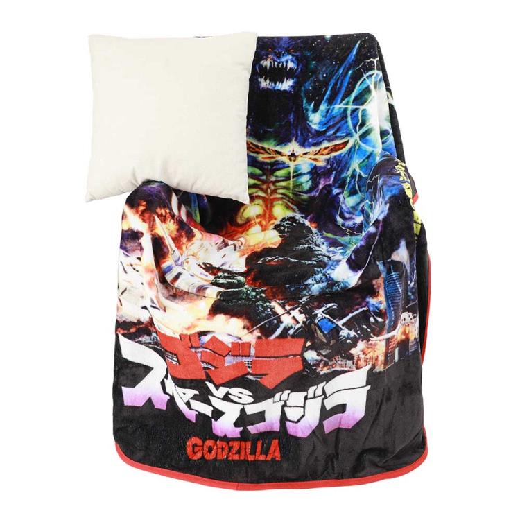 Godzilla vs. SpaceGodzilla Fleece Throw Blanket Gallery Image 4