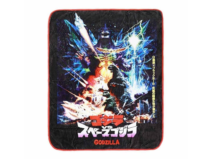 Godzilla vs. SpaceGodzilla Fleece Throw Blanket Gallery Image 1