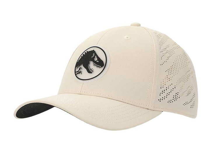 Jurassic Park White Logo Snapback Hat Gallery Image 1