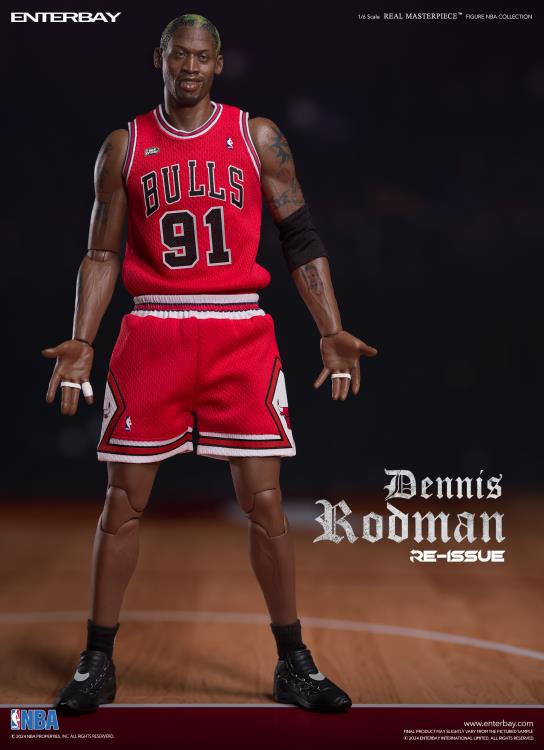 NBA Real Masterpiece Dennis Rodman (Limited Retro Edition) 1/6 Scale Figure Gallery Image 4