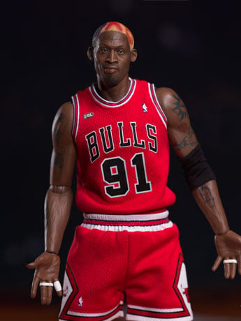 DENNIS RODMAN フィギュア NBA Real Masterpiece Dennis Rodman (Limited Retro Edition) 1/6