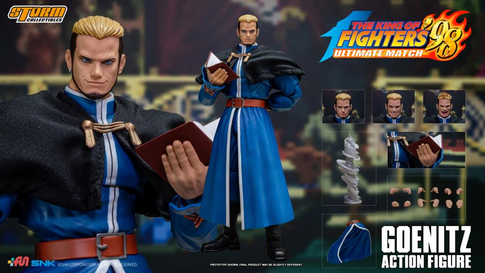 The King of Fighters '98 Ultimate Match Goenitz 1/12 Scale BBTS Exclusive Action Figure Gallery Image 16