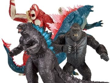 Godzilla x Kong: The New Empire Deluxe Titan Case of 4 Figures