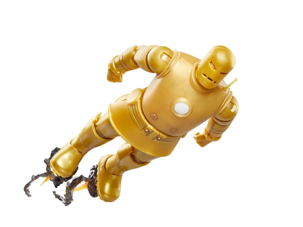 Tales of Suspense Marvel Legends Retro Collection Iron Man (Model 01 - Gold) Action Figure Gallery Image 6