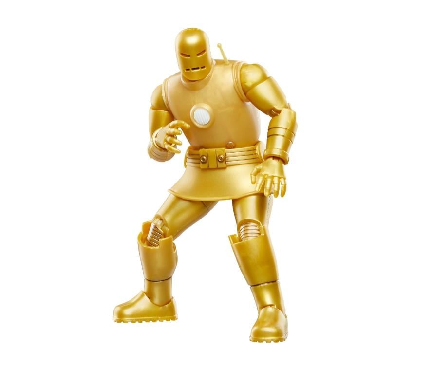 Tales of Suspense Marvel Legends Retro Collection Iron Man (Model 01 - Gold) Action Figure Gallery Image 3