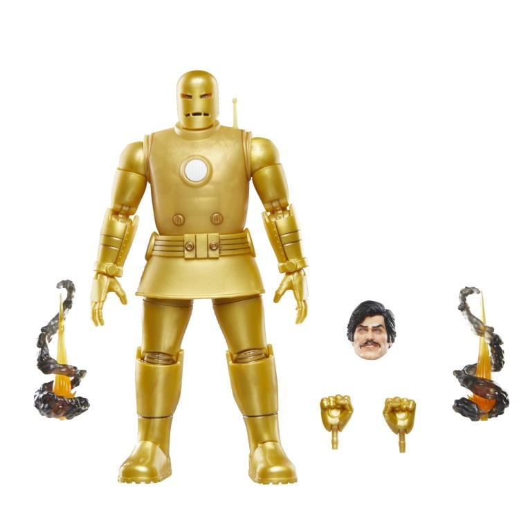 Tales of Suspense Marvel Legends Retro Collection Iron Man (Model 01 - Gold) Action Figure Gallery Image 8