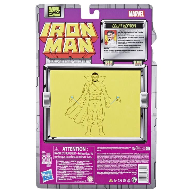 Iron Man Marvel Legends Retro Collection Count Nefaria Action Figure Gallery Image 11
