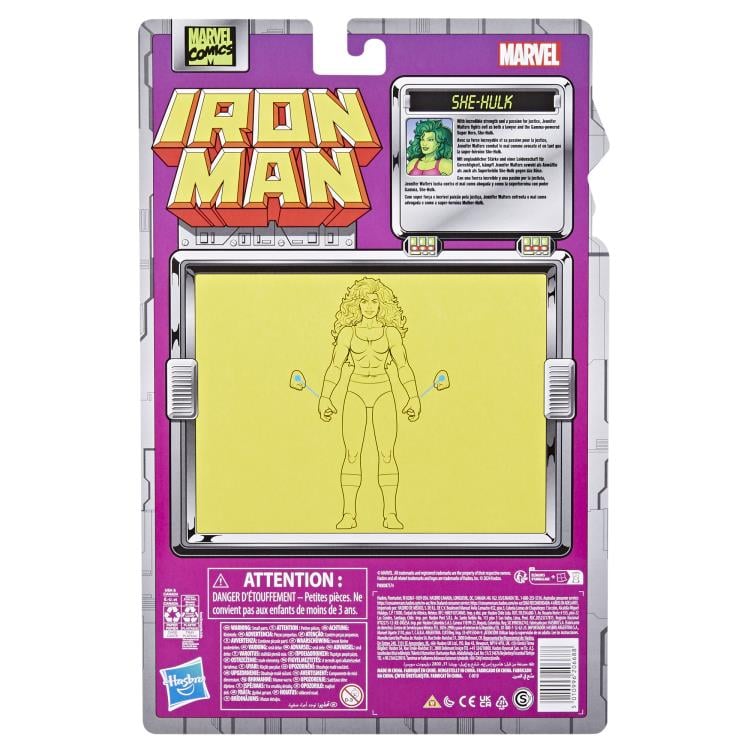 Iron Man Marvel Legends Retro Collection She-Hulk Action Figure Gallery Image 11