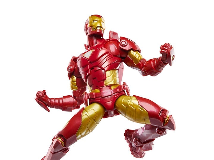 The Invincible Iron Man Marvel Legends Retro Collection Iron Man (Model 20) Action Figure Gallery Image 1