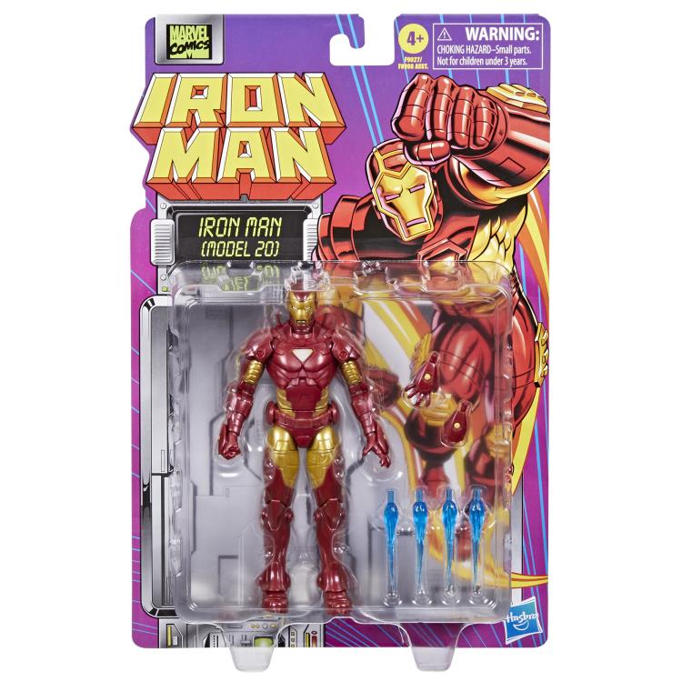 The Invincible Iron Man Marvel Legends Retro Collection Iron Man (Model 20) Action Figure Gallery Image 10