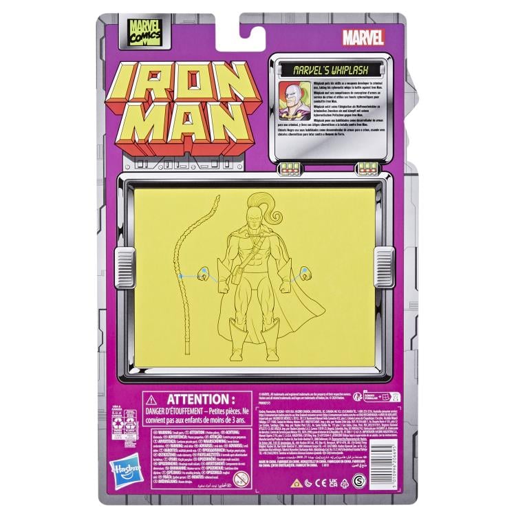 Iron Man Marvel Legends Retro Collection Whiplash Action Figure Gallery Image 10