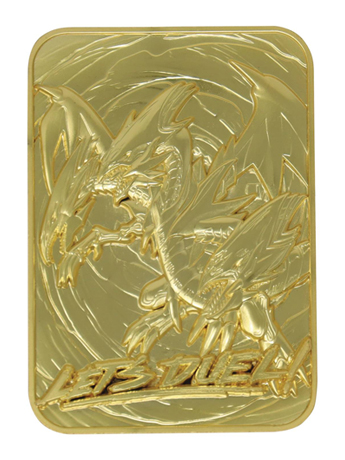Yu Gi Oh! Replica Card Blue Eyes Ultimate Dragon (gold plated)