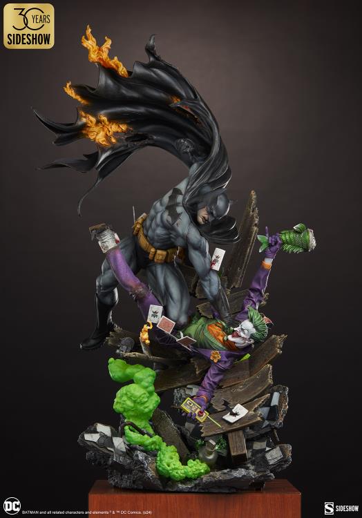 DC Comics Premium Format Batman vs The Joker: Eternal Enemies Statue Gallery Image 3