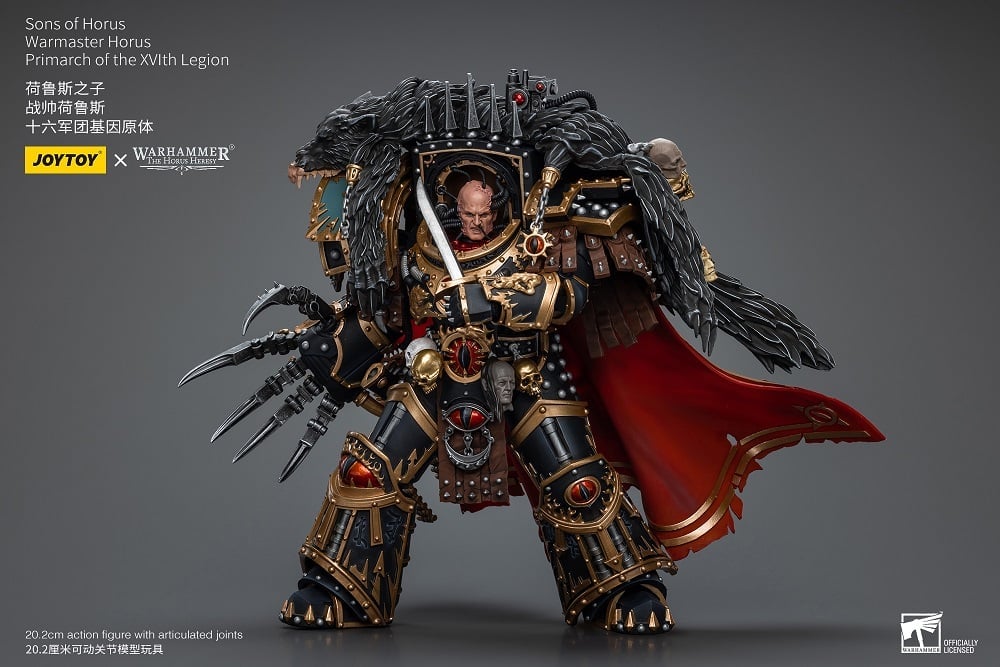 Warhammer: The Horus Heresy Sons of Horus Warmaster Horus, Primarch of the XVLth Legion 1/18 Scale Action Figure Gallery Image 8